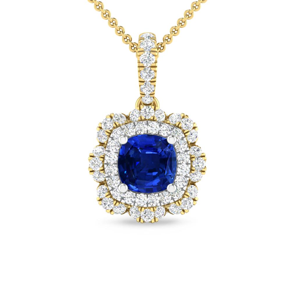 Yellow Gold - Sapphire