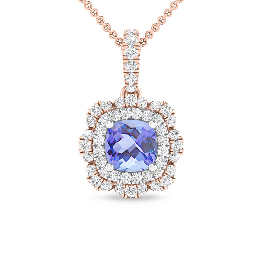 Rose Gold - Tanzanite