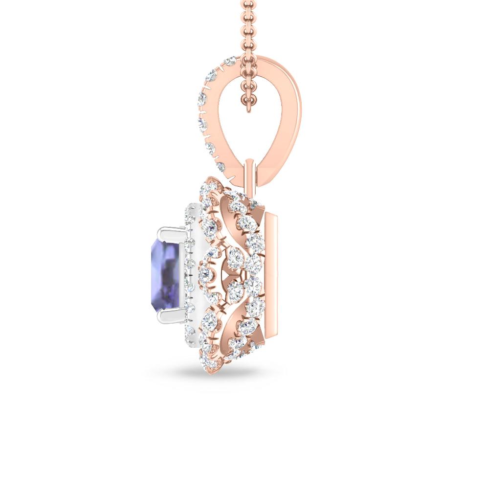 Rose Gold - Tanzanite