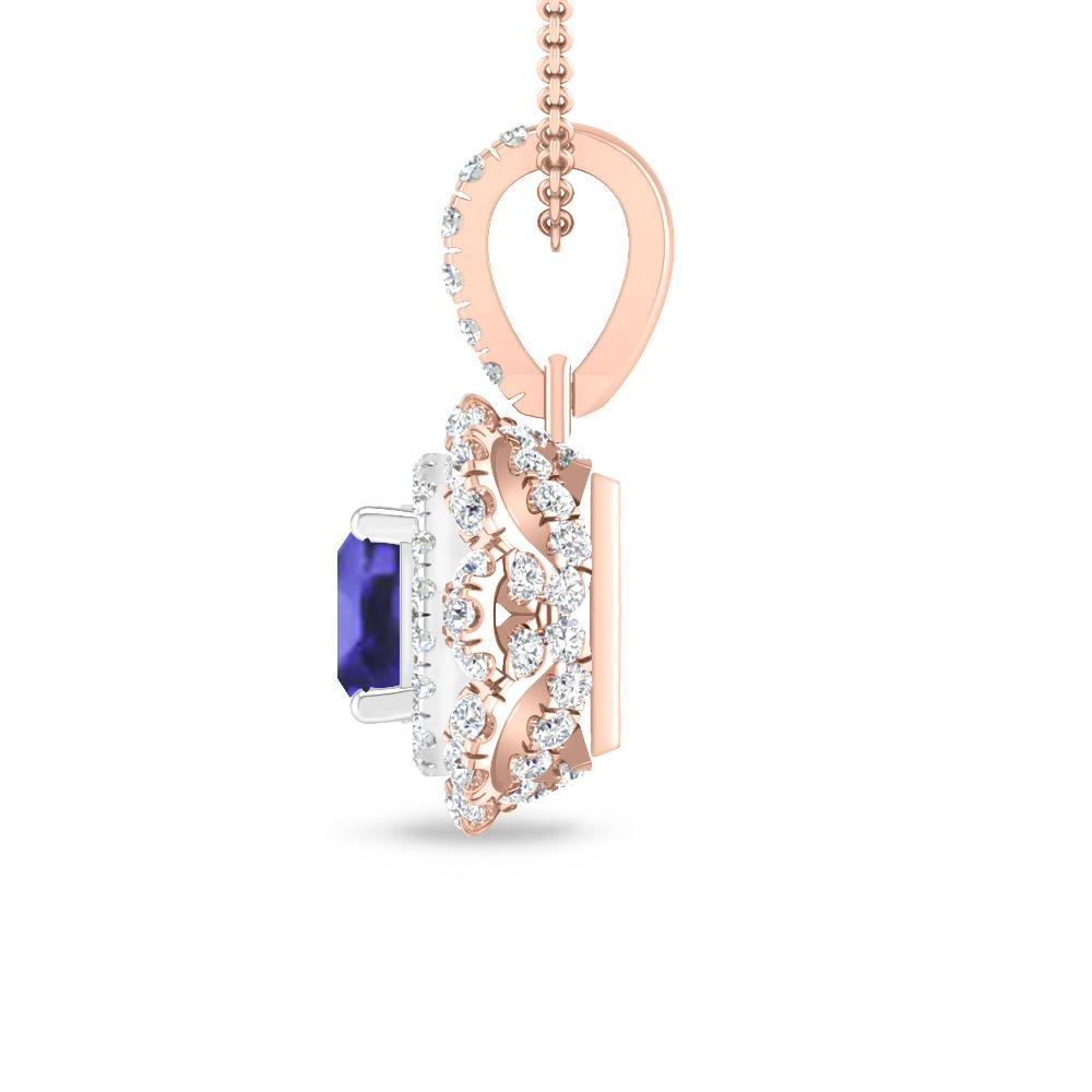 Rose Gold - Tanzanite