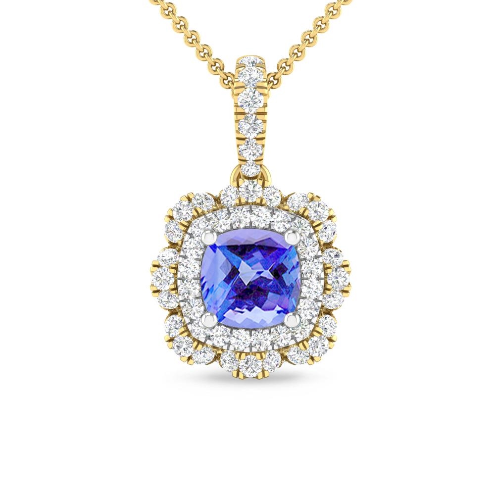 Yellow Gold - Tanzanite