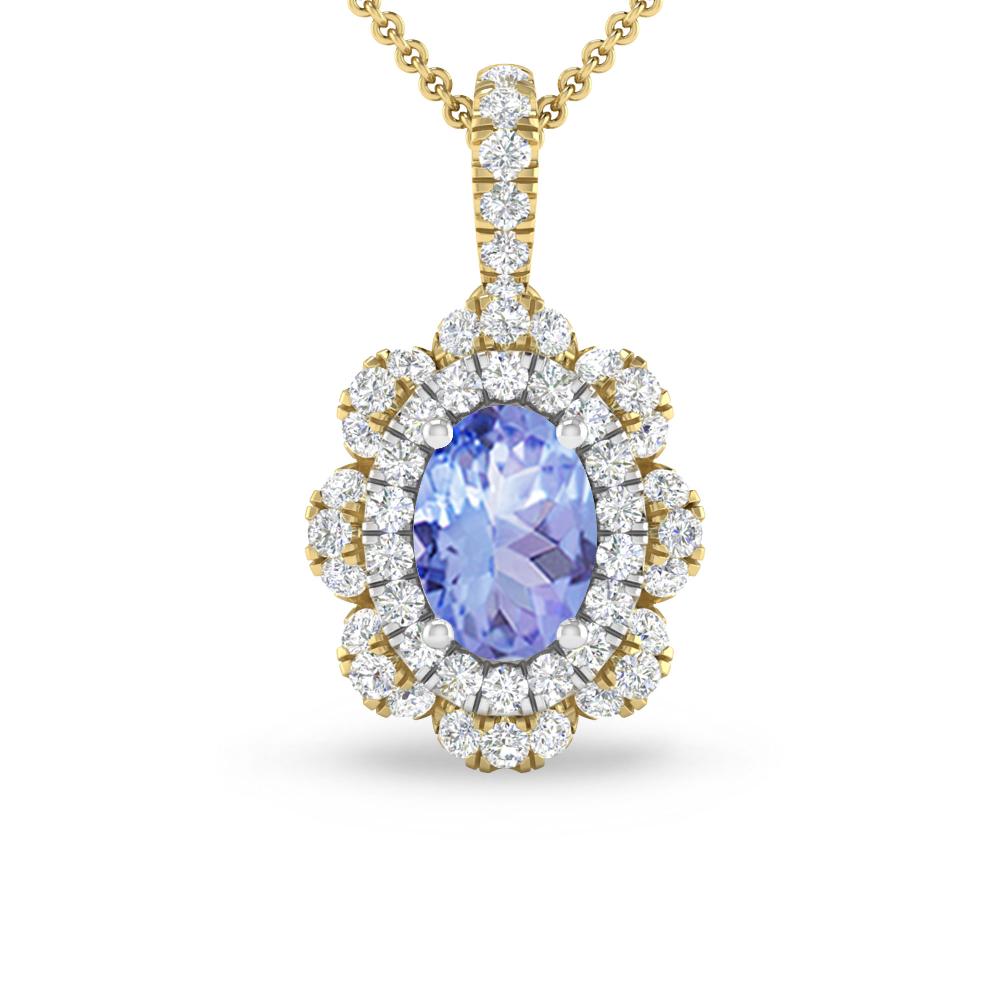 Yellow Gold - Tanzanite