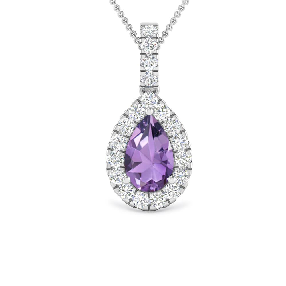 White Gold - Amethyst