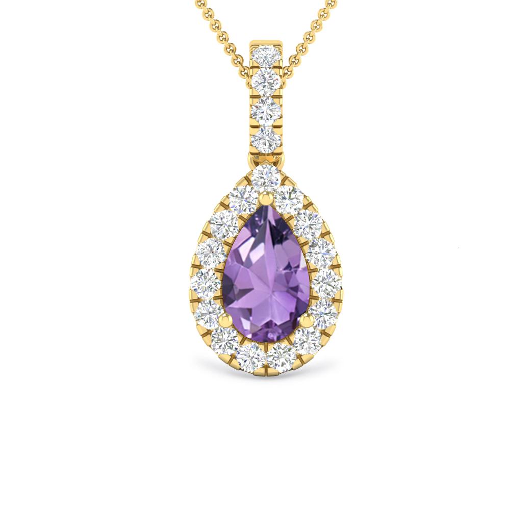 Yellow Gold - Amethyst