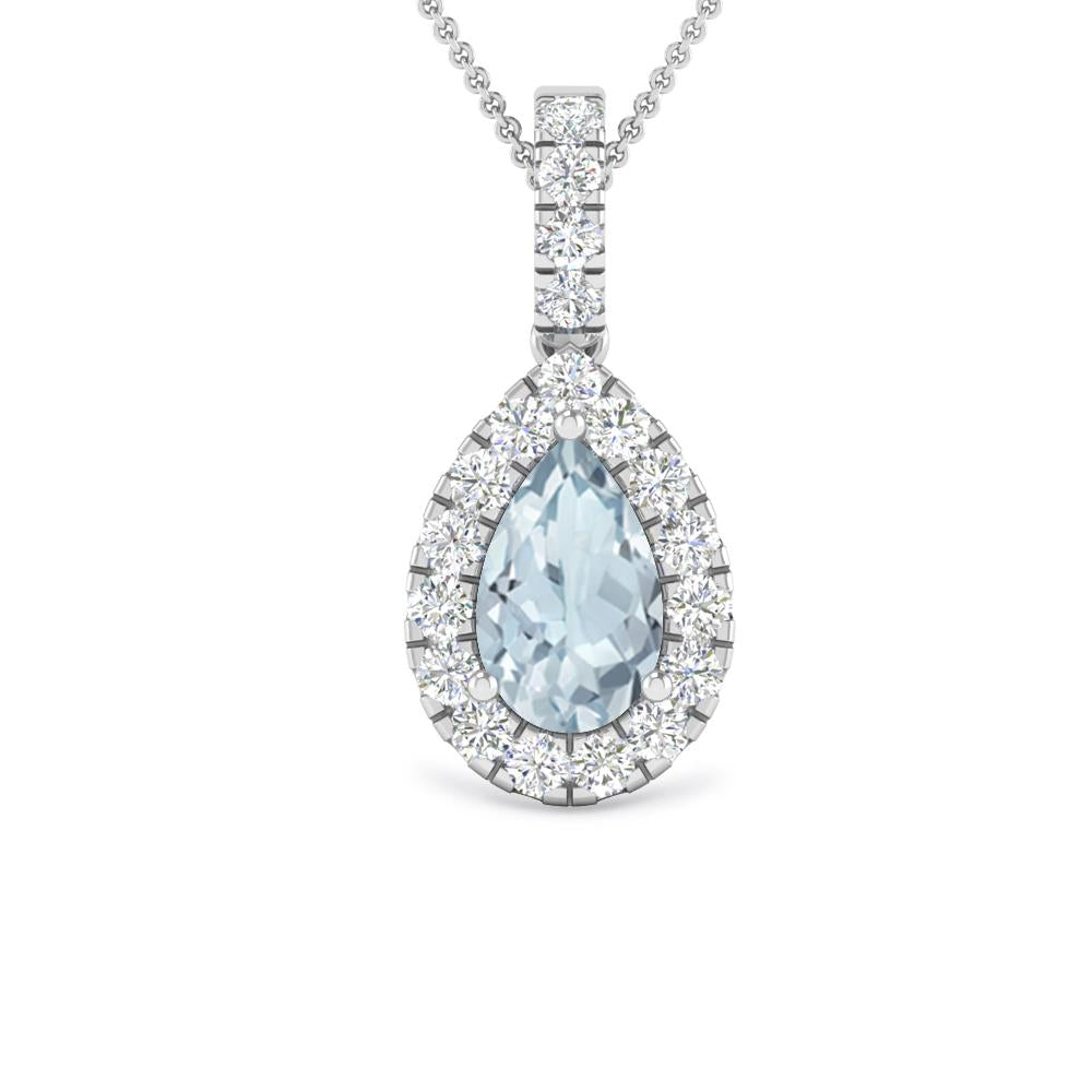 White Gold - Aquamarine