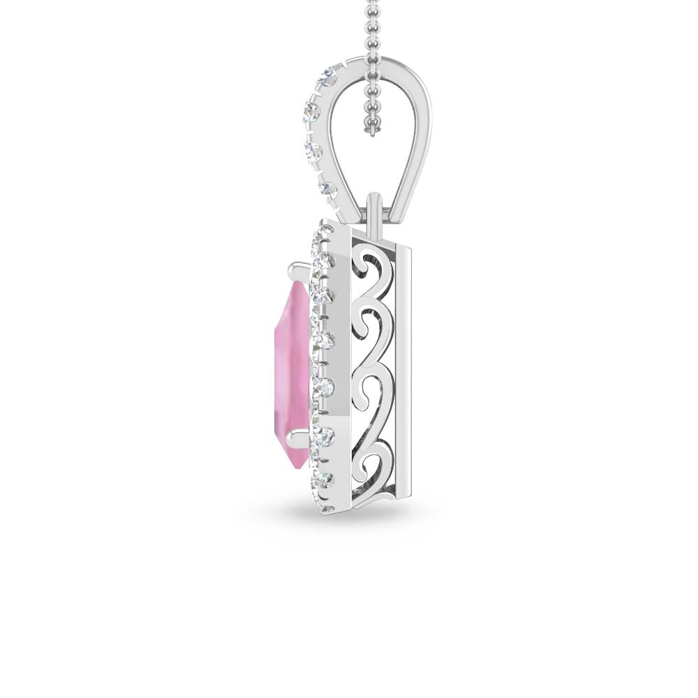 White Gold - Pink Tourmaline