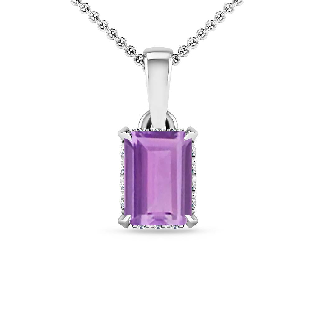 White Gold - Amethyst