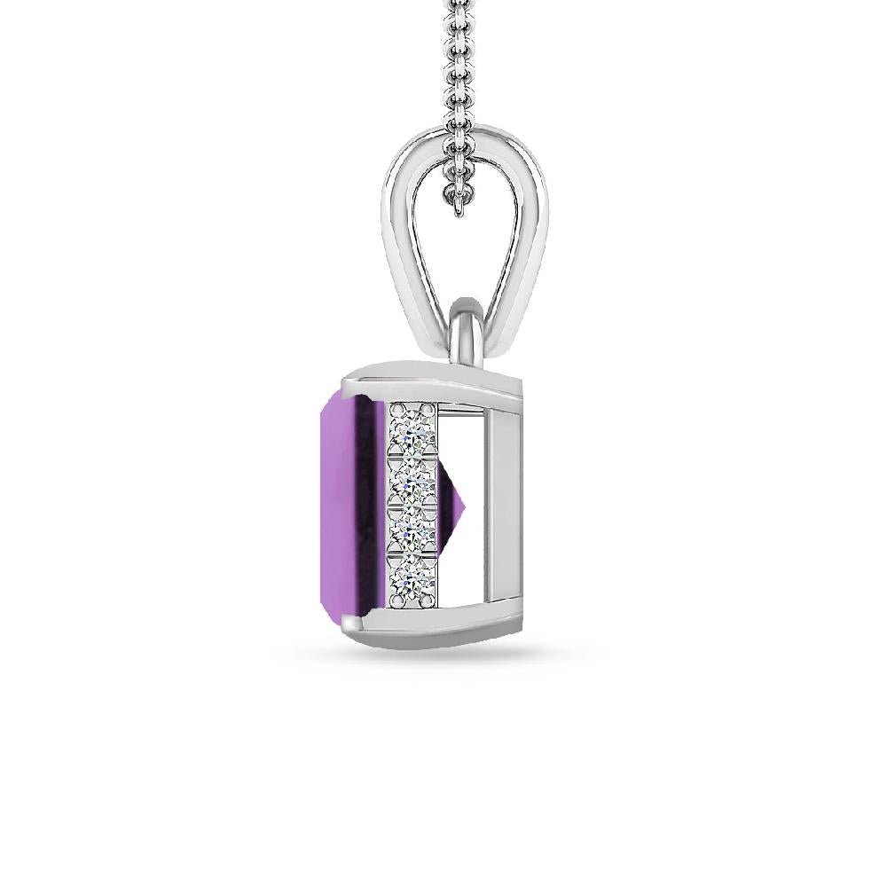 White Gold - Amethyst