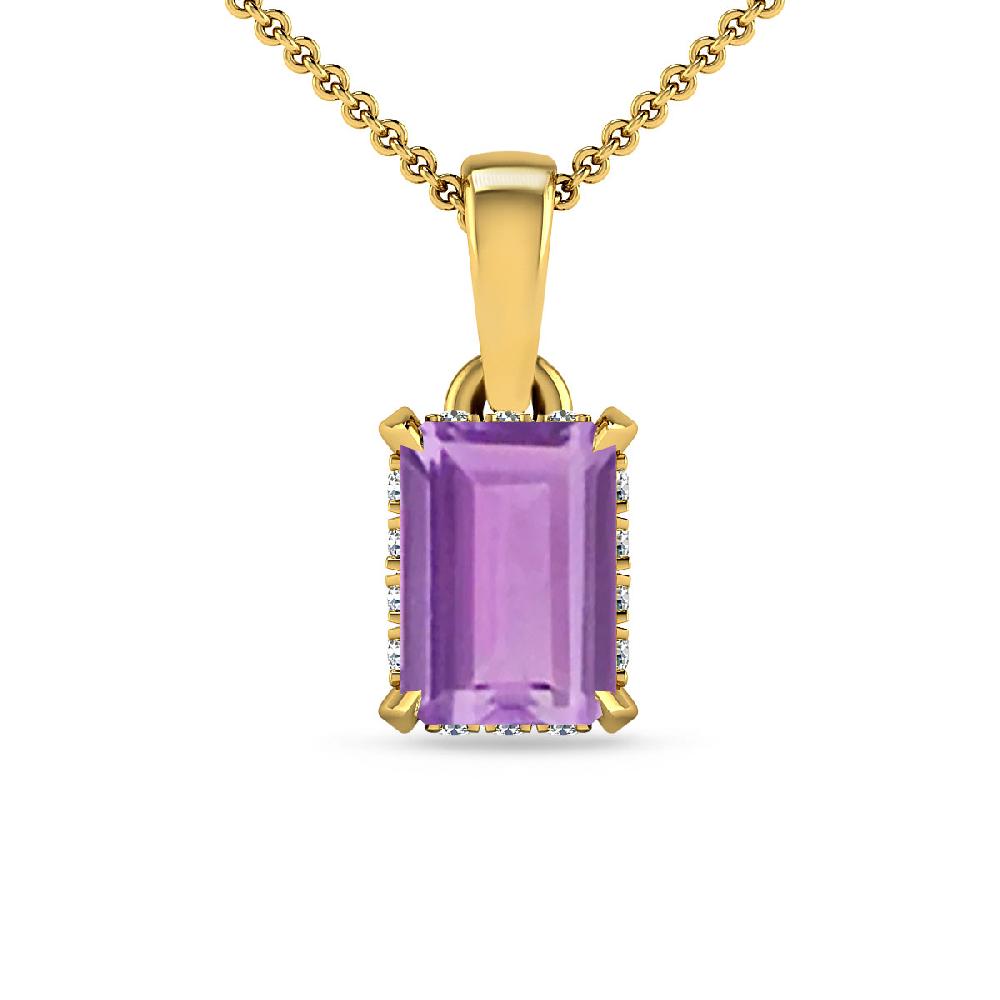 Yellow Gold - Amethyst