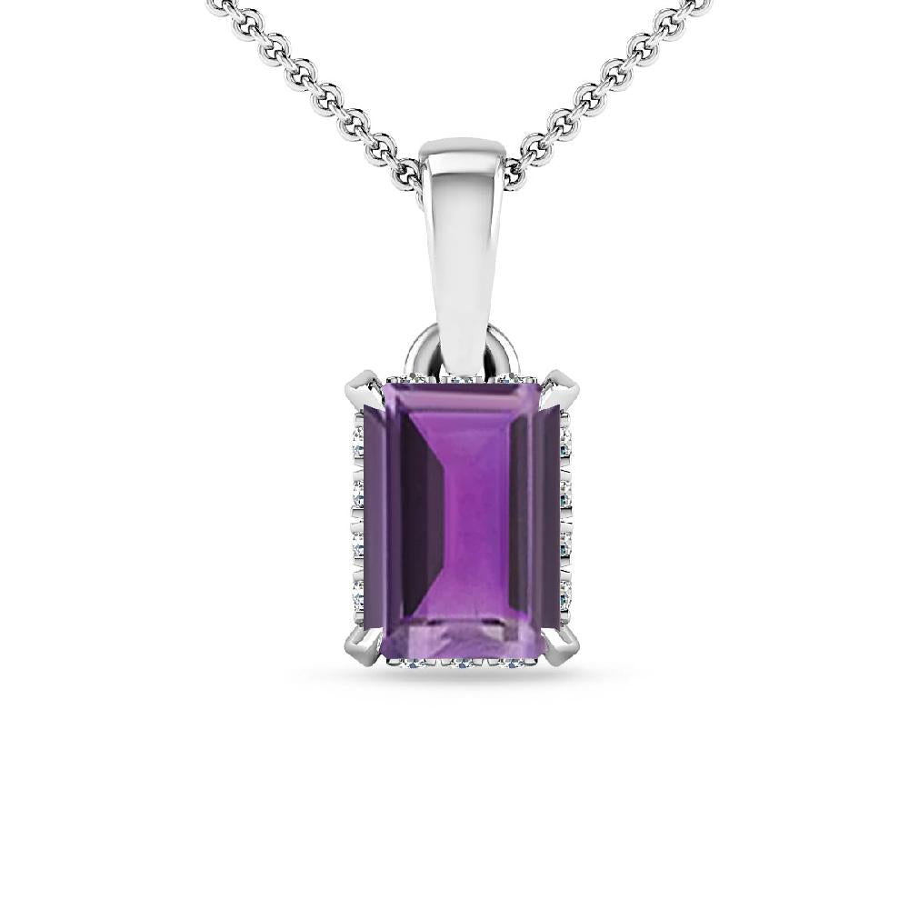 White Gold - Amethyst