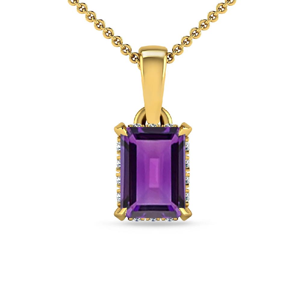 Yellow Gold - Amethyst