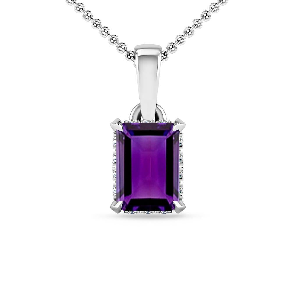 White Gold - Amethyst