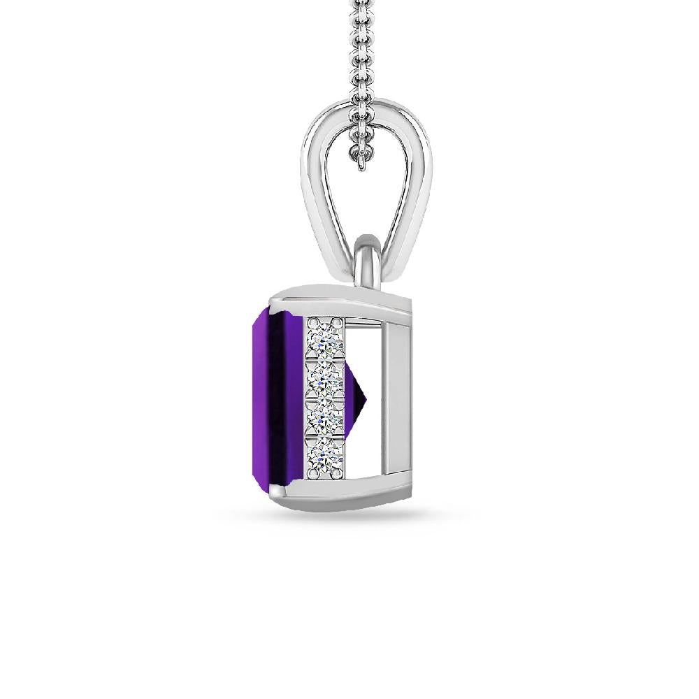 White Gold - Amethyst