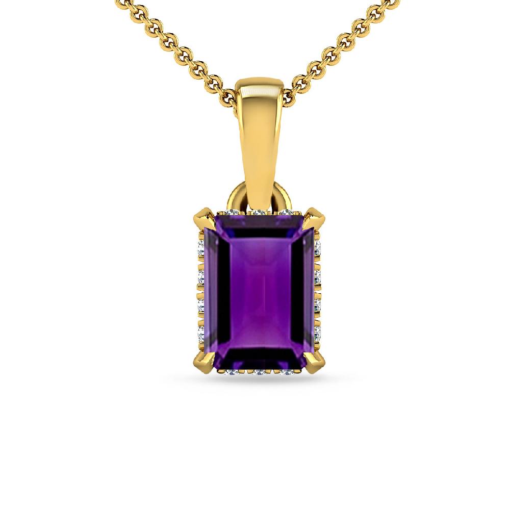 Yellow Gold - Amethyst