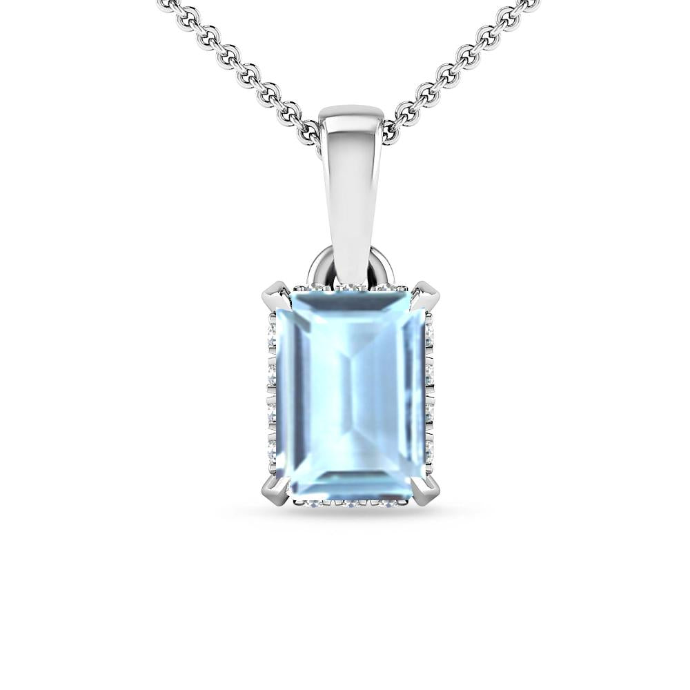 White Gold - Aquamarine