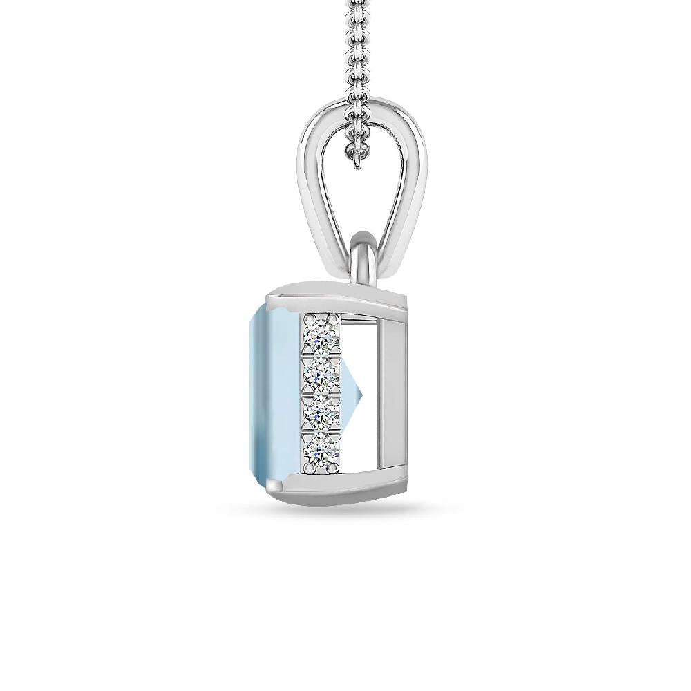 White Gold - Aquamarine