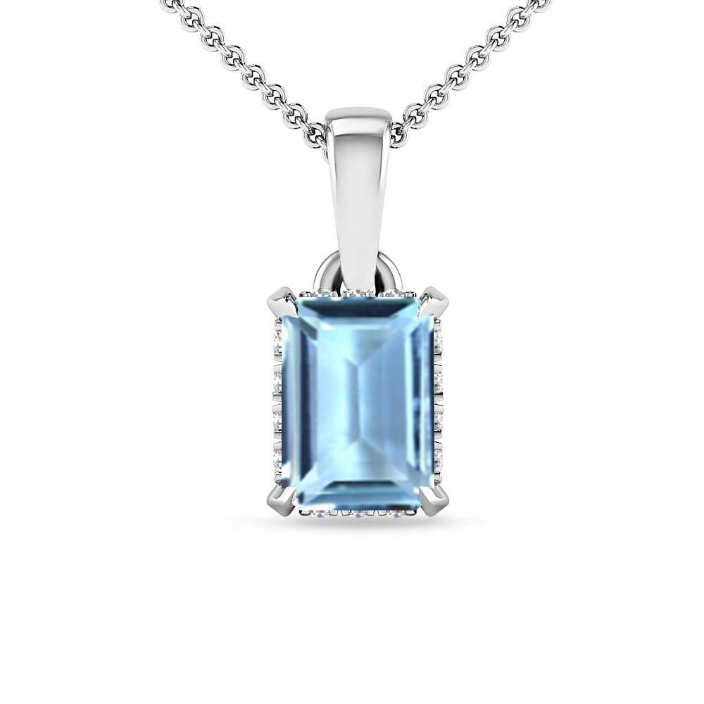 White Gold - Aquamarine