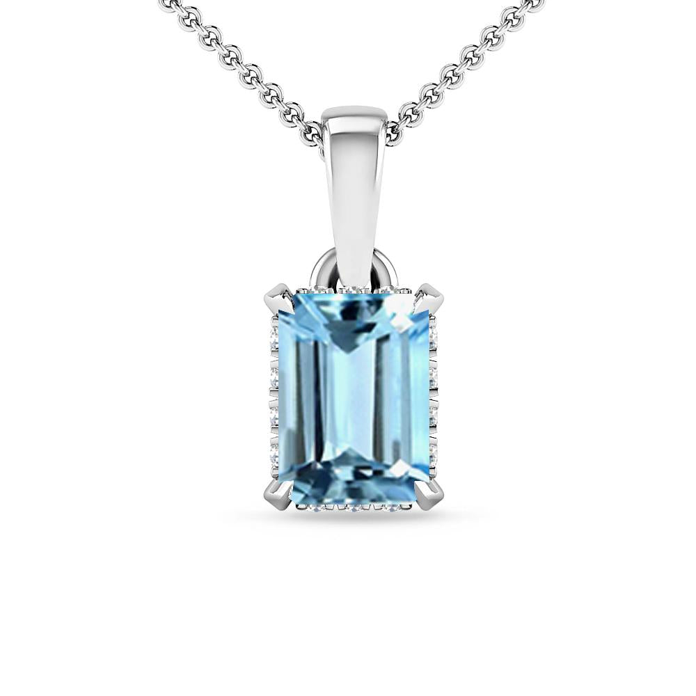 White Gold - Aquamarine