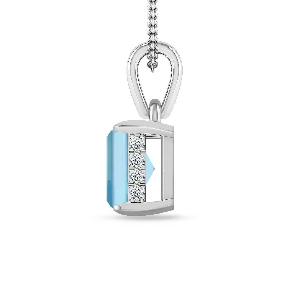 White Gold - Aquamarine