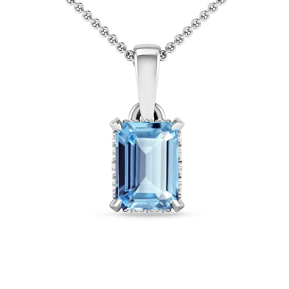 White Gold - Aquamarine