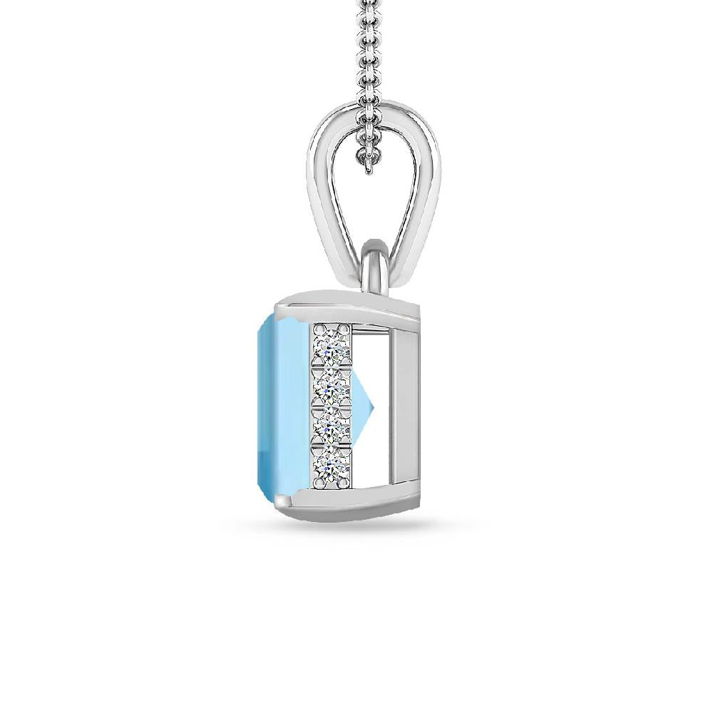 White Gold - Aquamarine