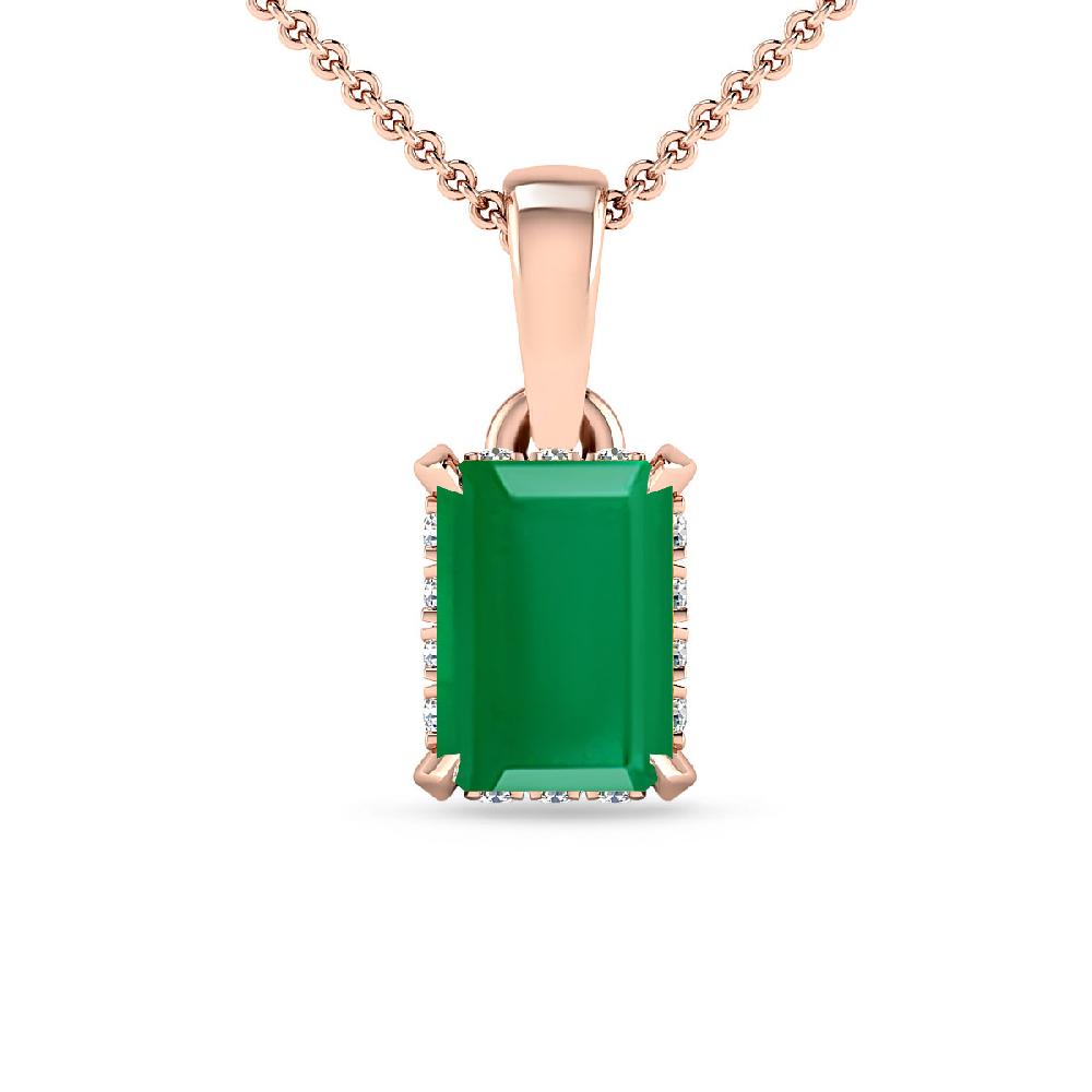 Rose Gold - Emerald