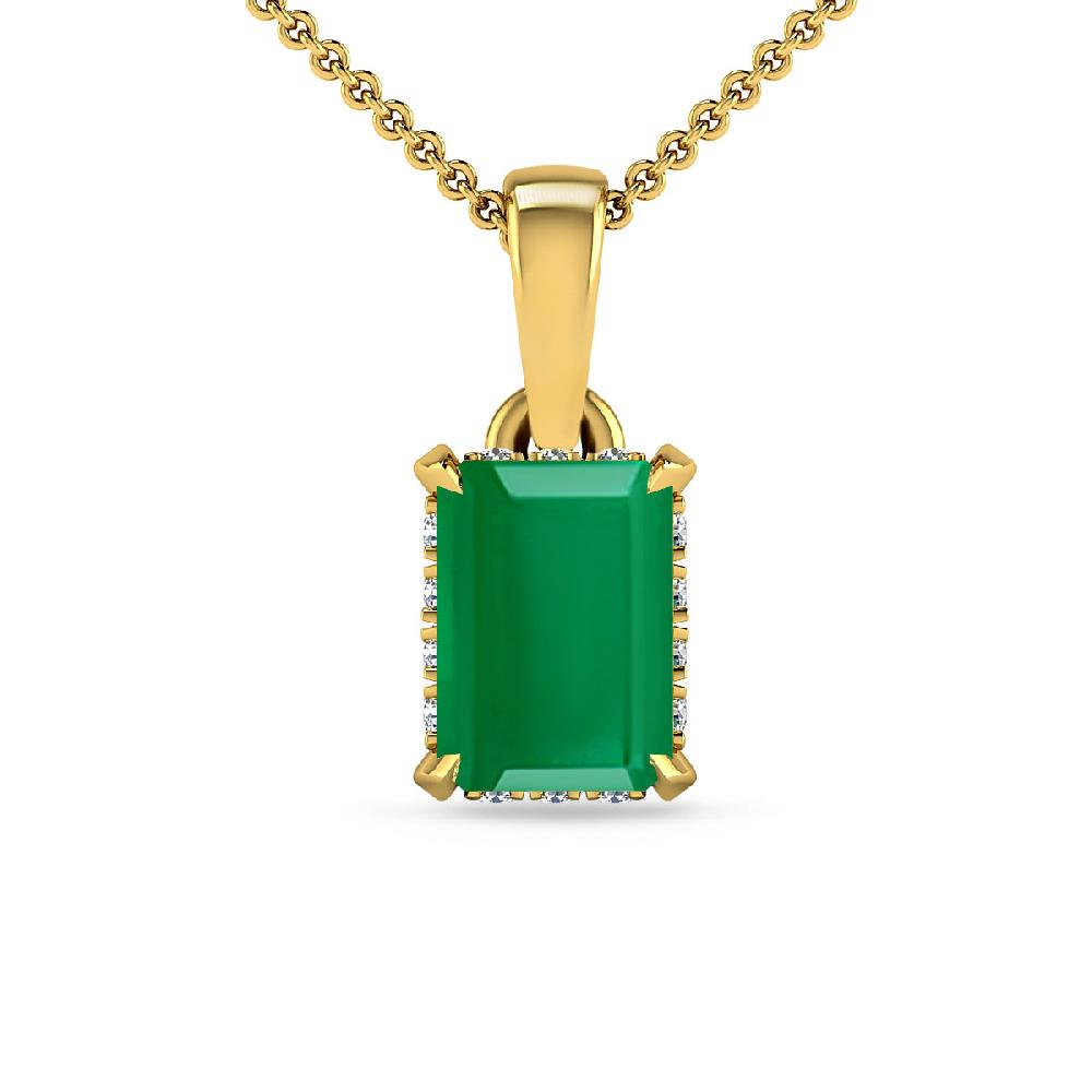 Yellow Gold - Emerald