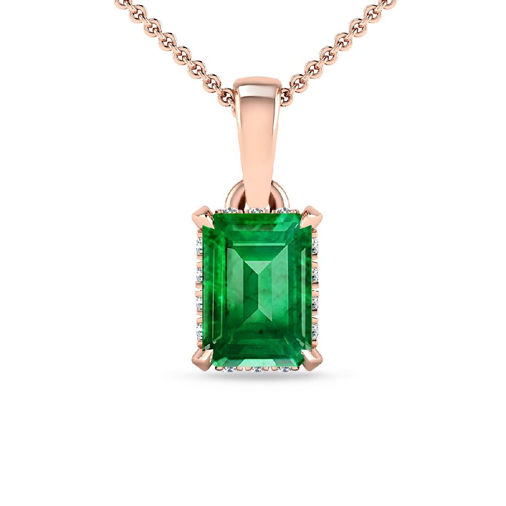 Rose Gold - Emerald