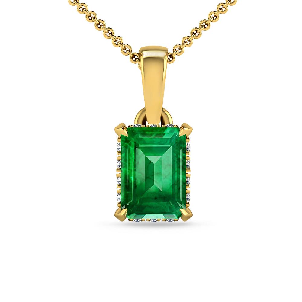 Yellow Gold - Emerald