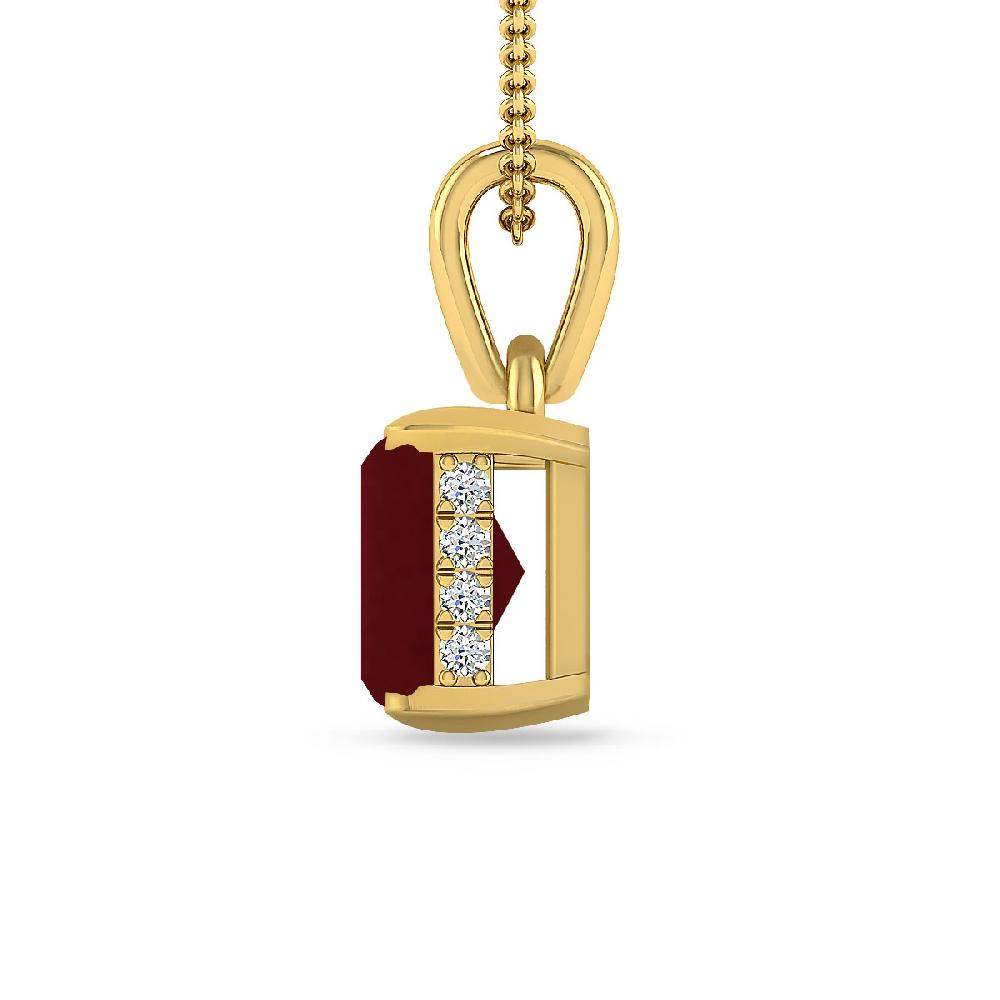 Yellow Gold - Garnet