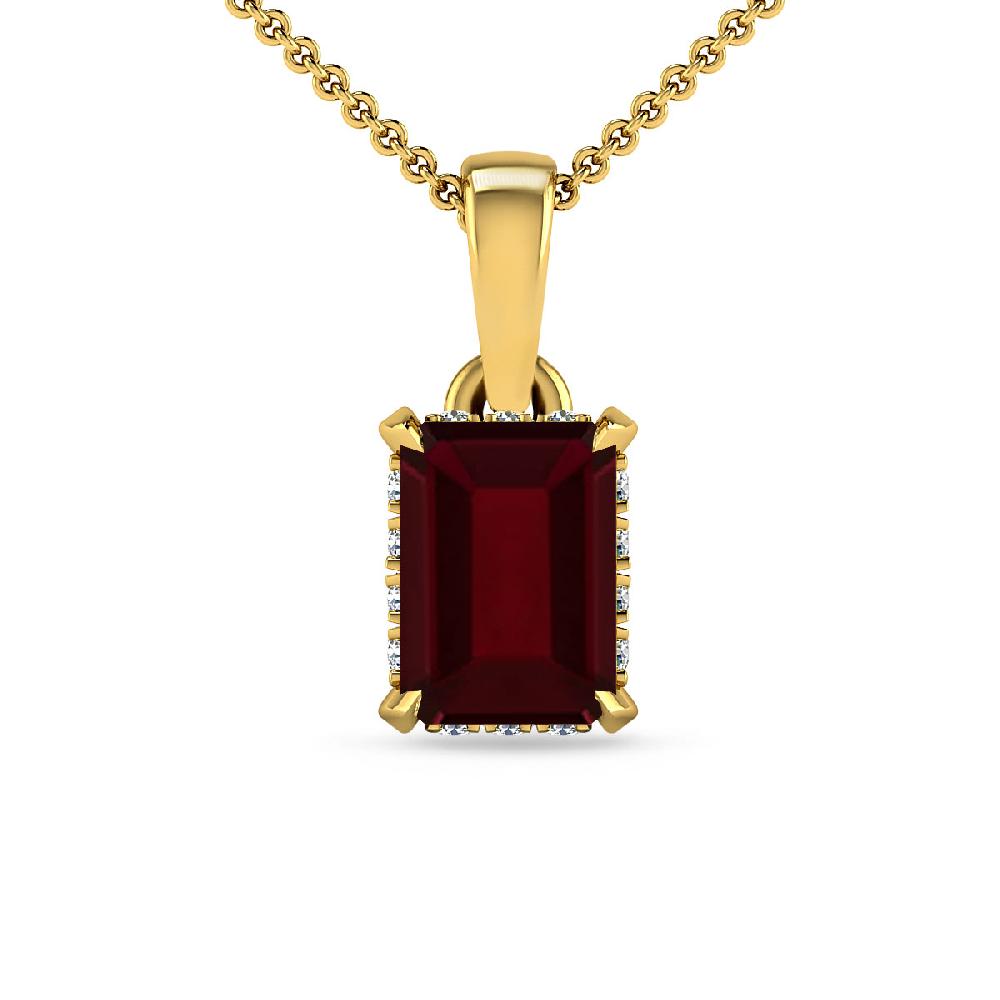 Yellow Gold - Garnet