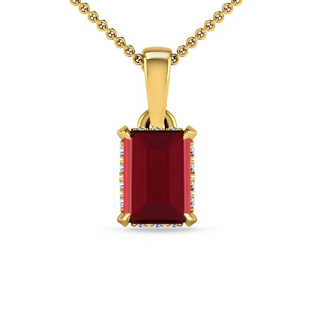 Yellow Gold - Garnet