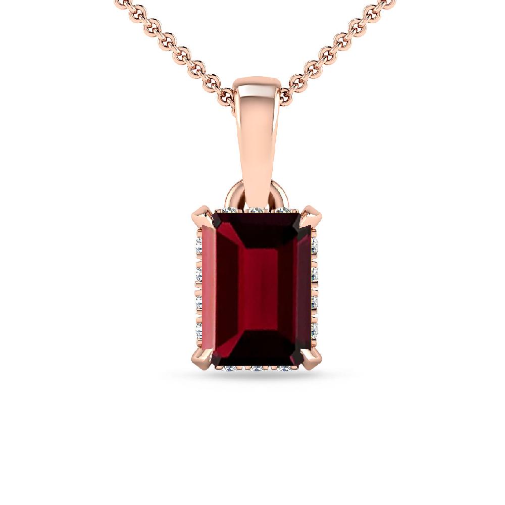 Rose Gold - Garnet