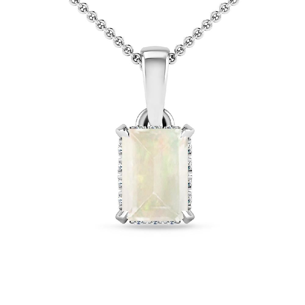 White Gold - Opal