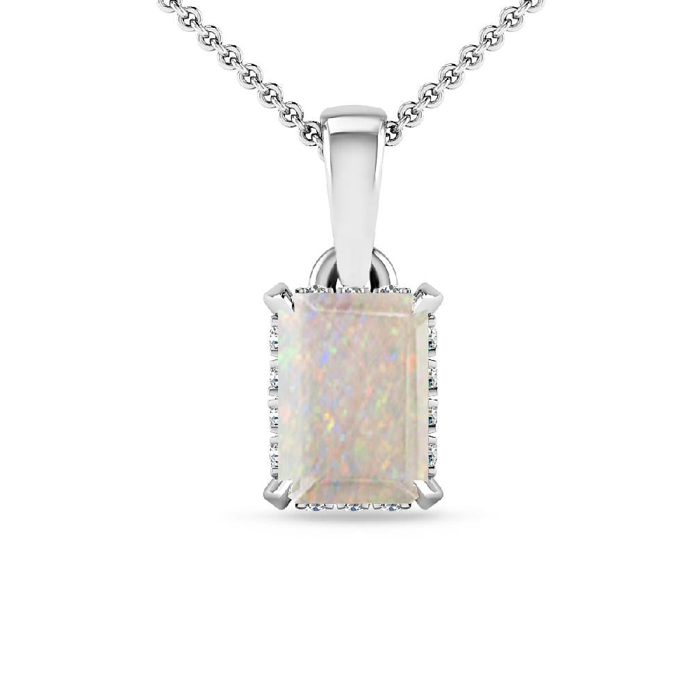 White Gold - Opal