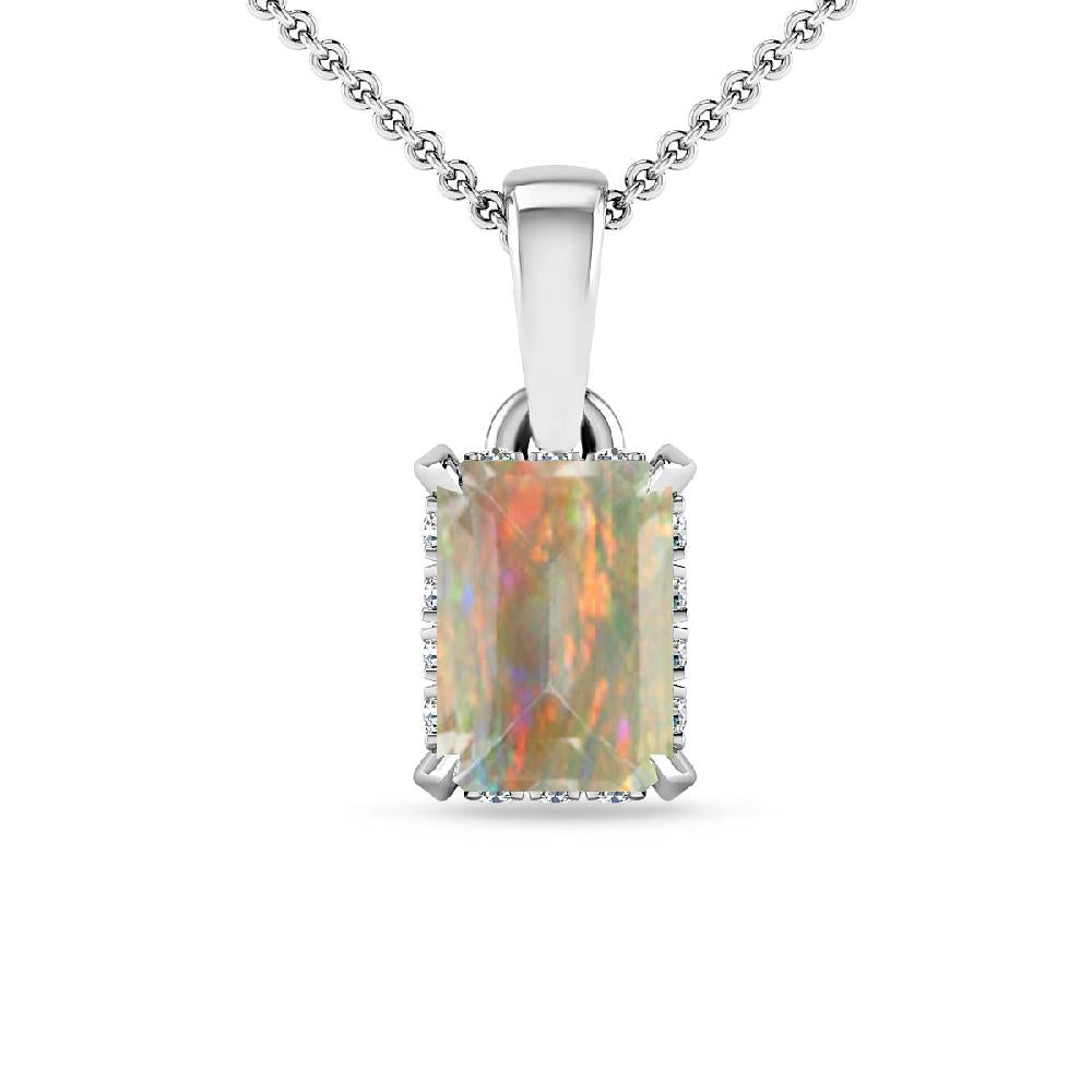 White Gold - Opal