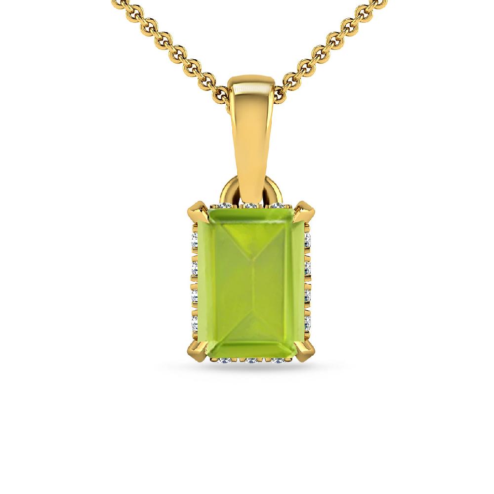 Yellow Gold - Peridot