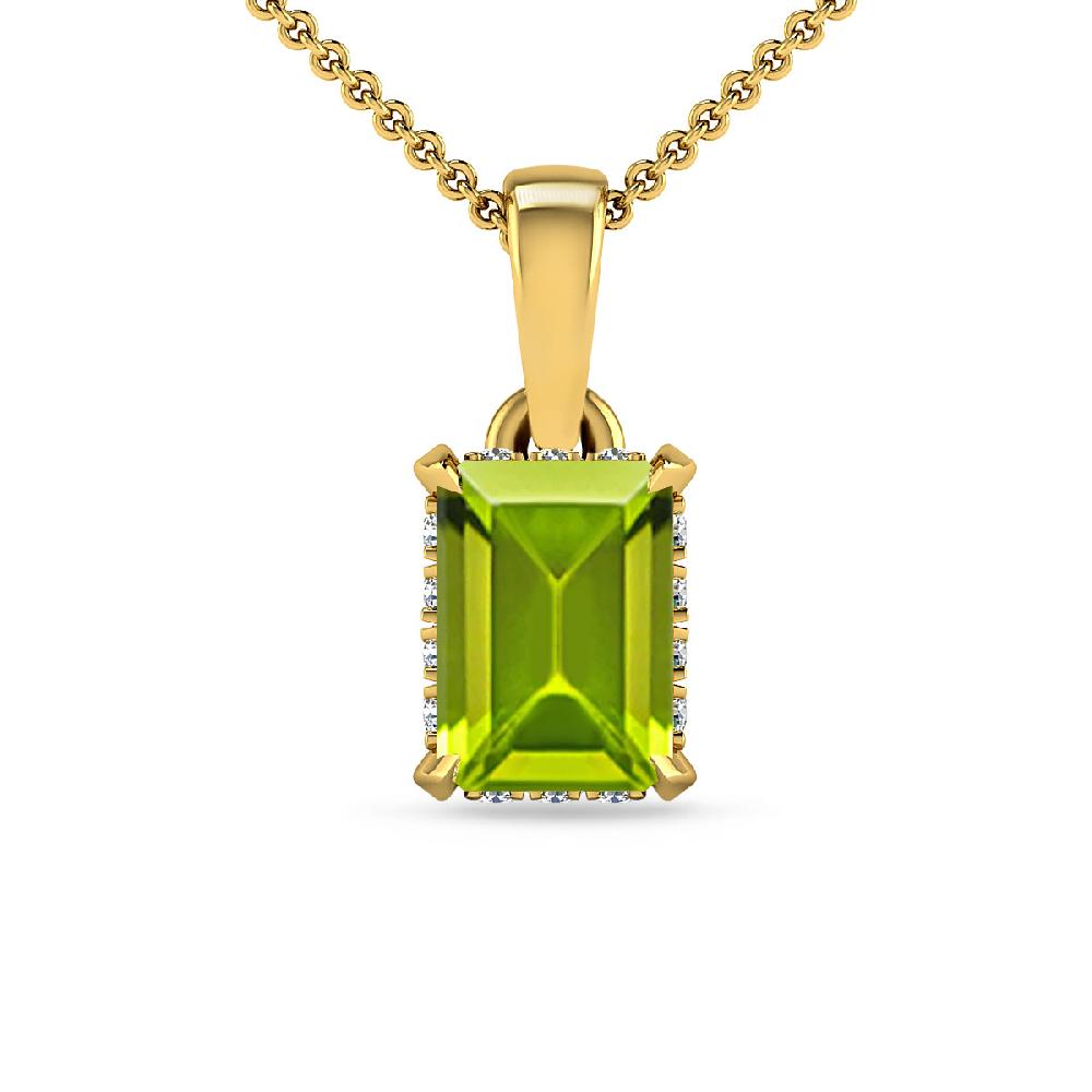 Yellow Gold - Peridot