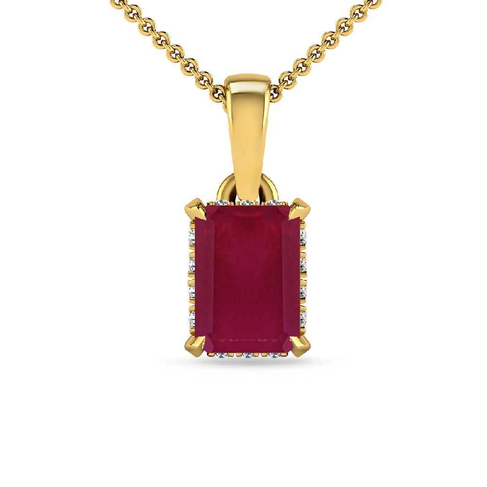 Yellow Gold - Ruby