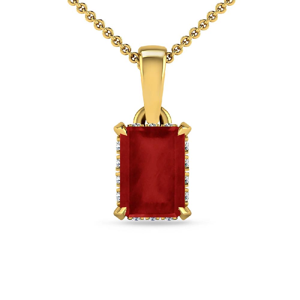 Yellow Gold - Ruby