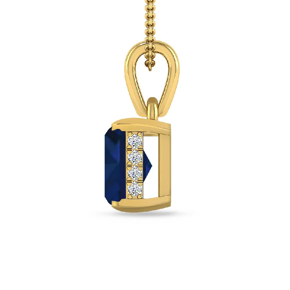 Yellow Gold - Sapphire