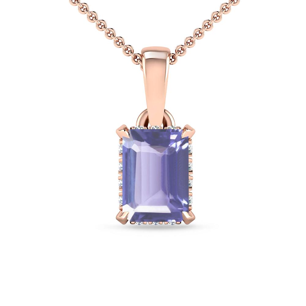 Rose Gold - Tanzanite