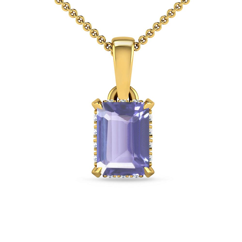 Yellow Gold - Tanzanite