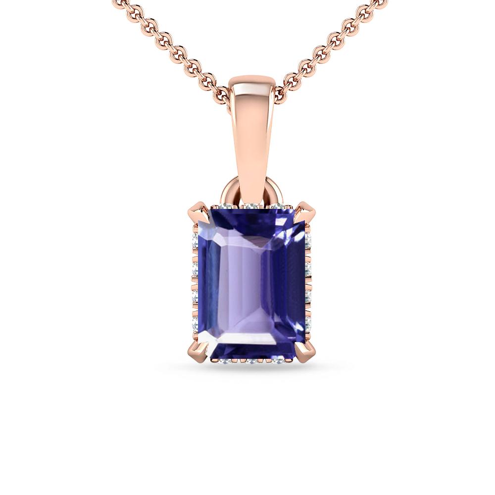 Rose Gold - Tanzanite