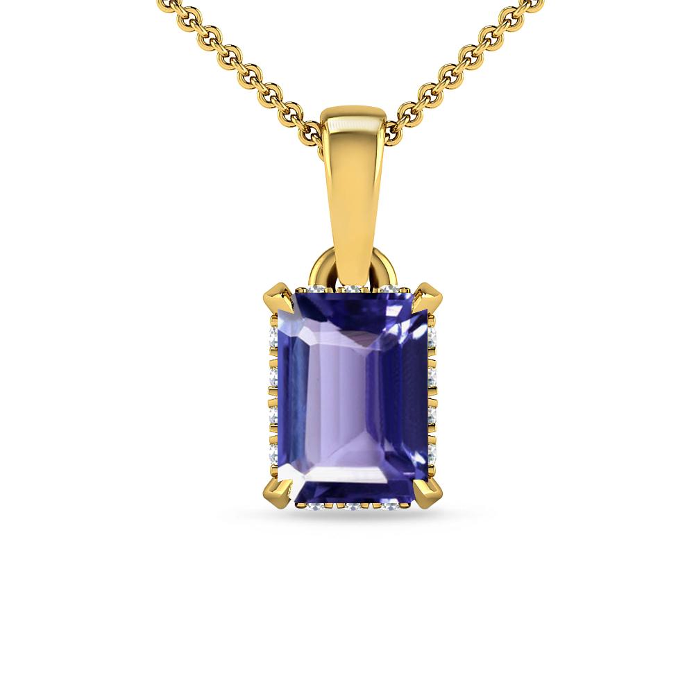 Yellow Gold - Tanzanite