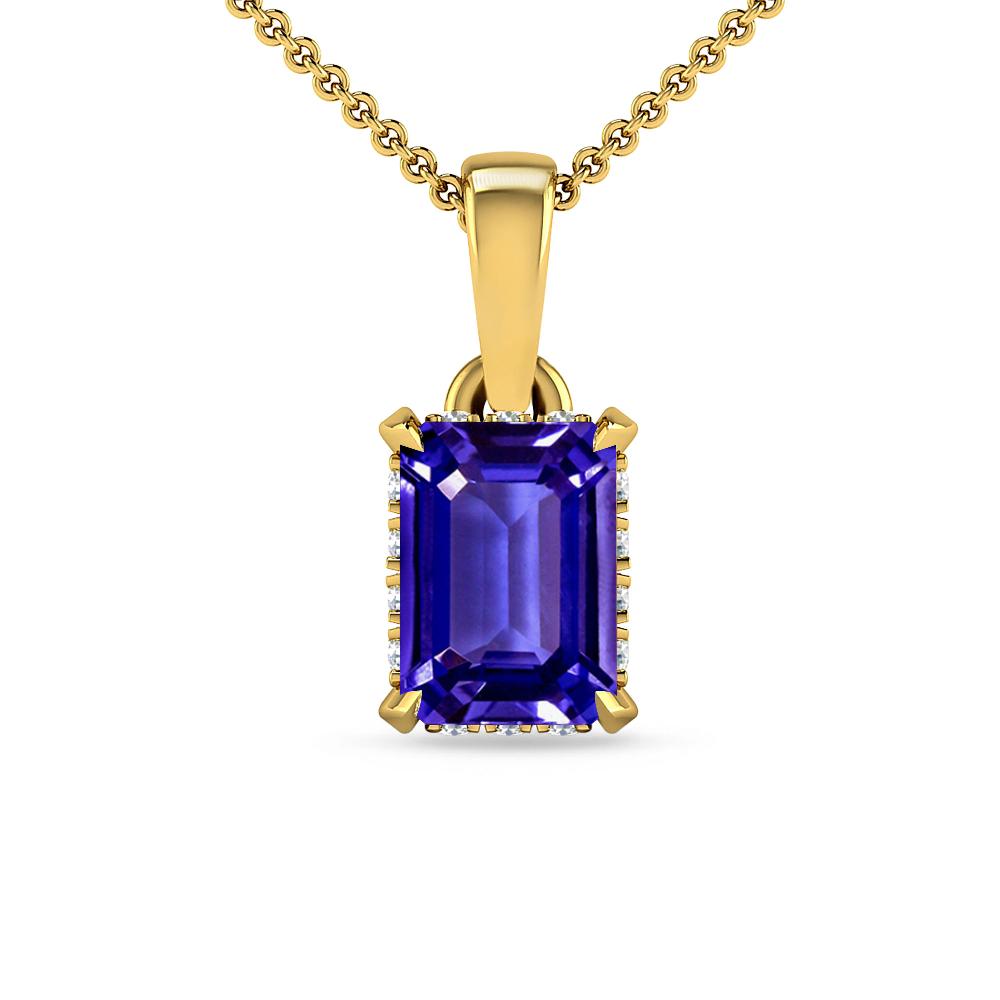 Yellow Gold - Tanzanite