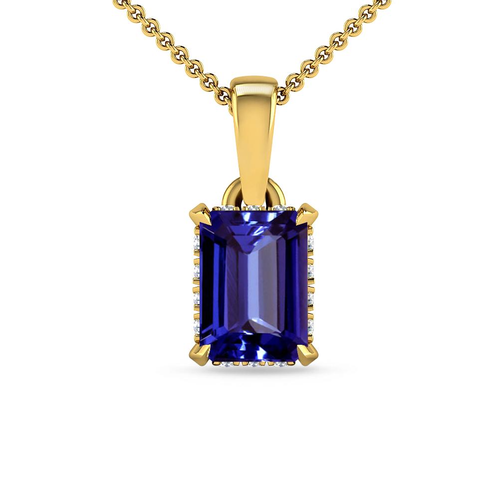 Yellow Gold - Tanzanite