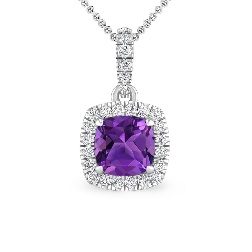 White Gold - Amethyst