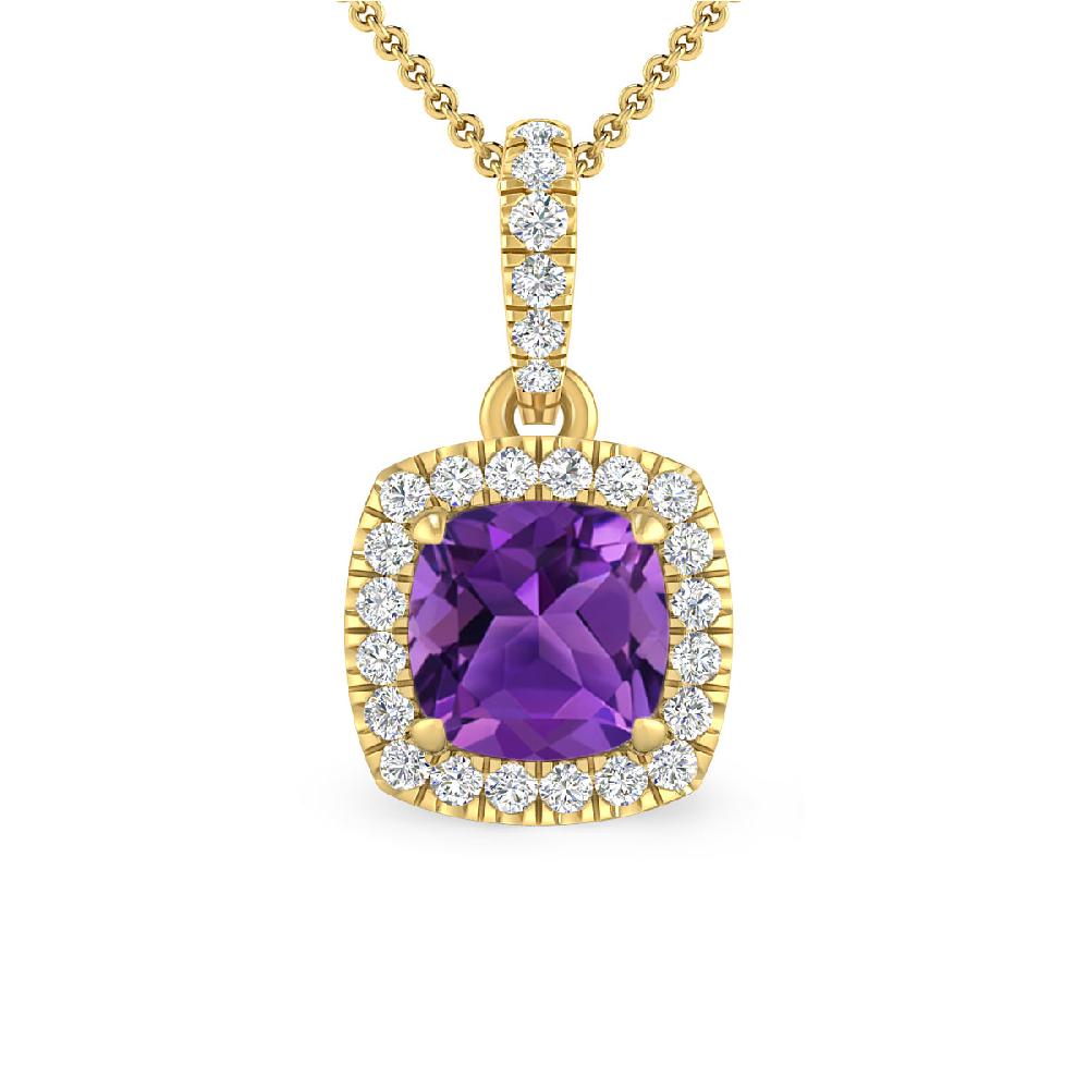 Yellow Gold - Amethyst