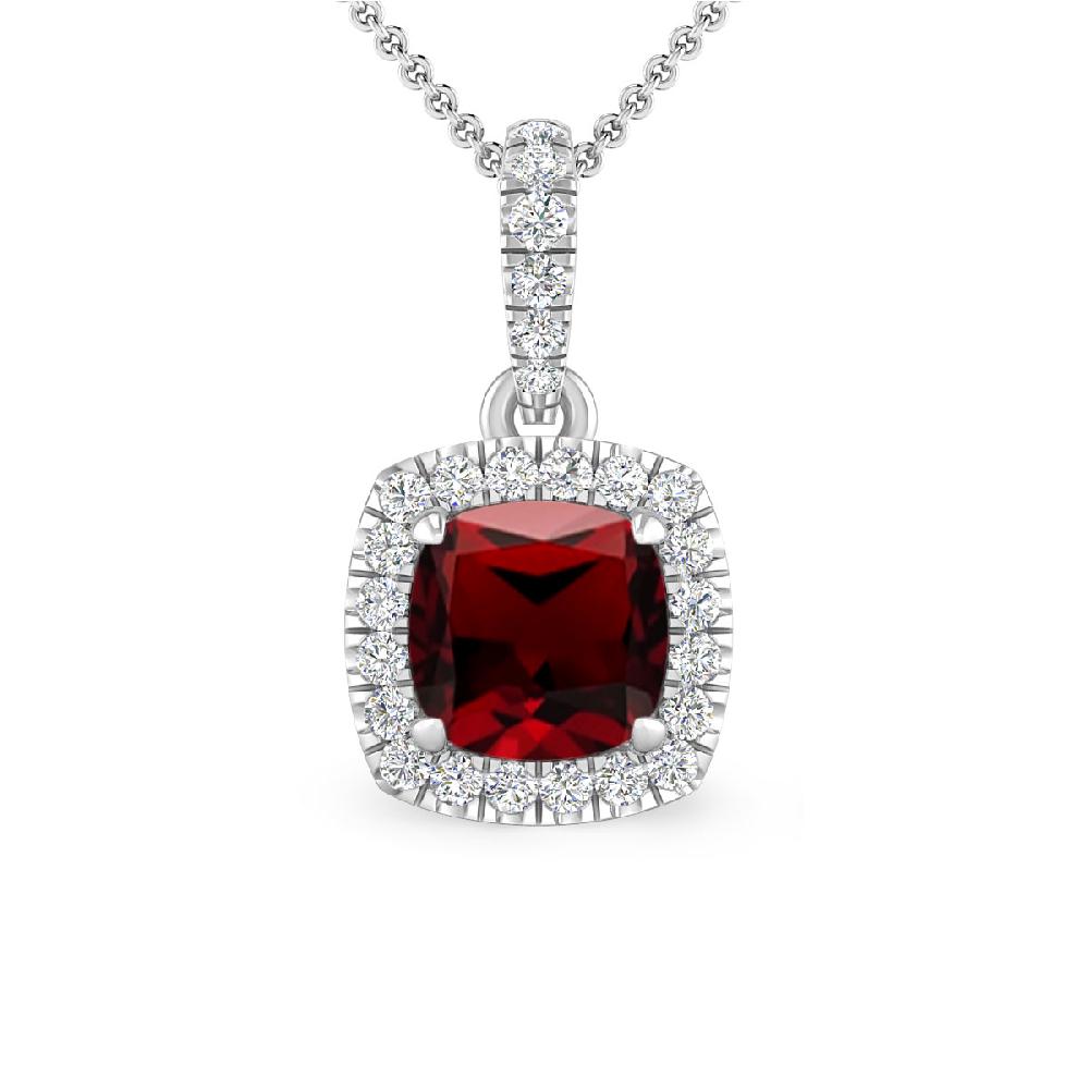 White Gold - Garnet